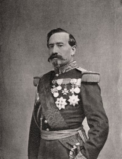 Charles Denis Bourbaki, ranskalainen sotilas ja kenraali, 1868 tekijältä Unbekannt