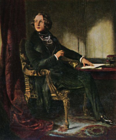 Charles Dickens 1812-1870. - Maclisen maalaus, 1934. tekijältä Unbekannt