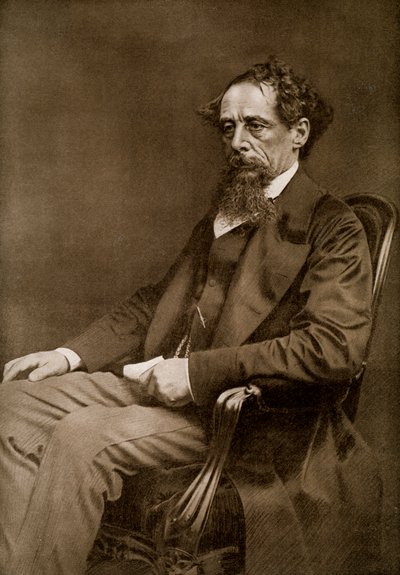 Charles Dickens, 1800-luvun englantilainen kirjailija, 1910 tekijältä Unbekannt