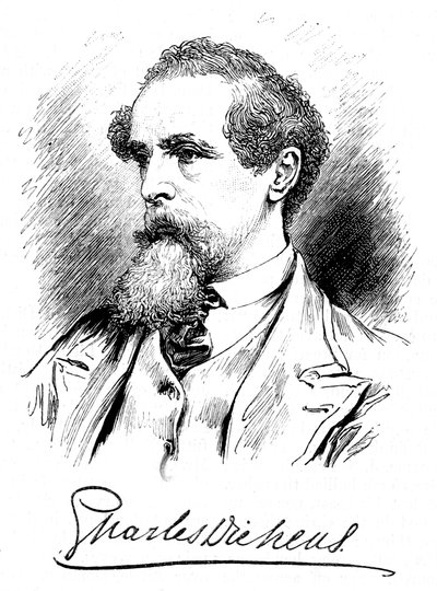 Charles Dickens, englantilainen kirjailija ja toimittaja, 1860-luku tekijältä Unbekannt