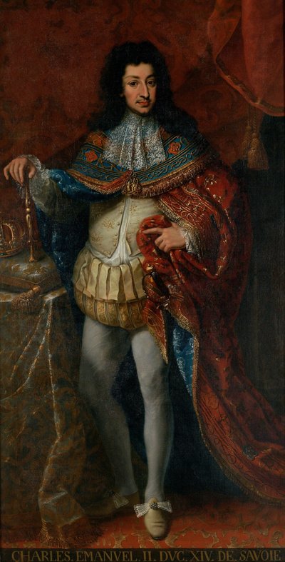 Charles Emmanuel II Savoialainen 1634-1675 tekijältä Unbekannt