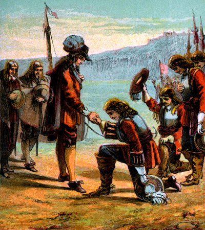 Charles II ja kenraali Monck, 1660, 1850 tekijältä Unbekannt