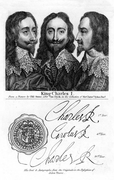 Charles I Englannista tekijältä Unbekannt