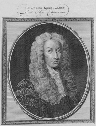 Charles Lord Talbot, lordi korkeakansleri, 1786. tekijältä Unbekannt