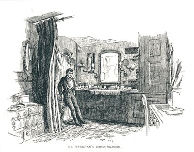 Charles Wyndham-pukuhuone Piccadillyn yllä Criterion-teatterissa, 1891 tekijältä Unbekannt