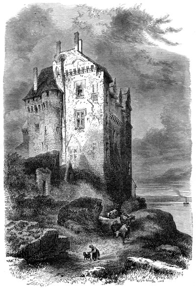 Chateau de Montsoreau, Ranska, 1400-luku 1882-1884 tekijältä Unbekannt