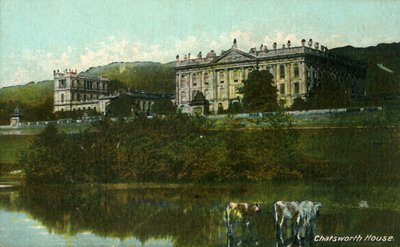 Chatsworth House, 1800-luvun loppu - 1900-luvun alku. tekijältä Unbekannt