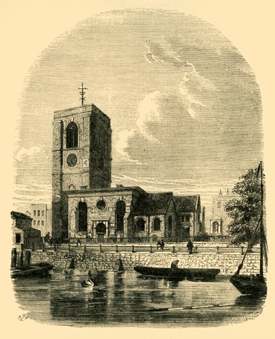 Chelsea Church, 1860, c1876. tekijältä Unbekannt