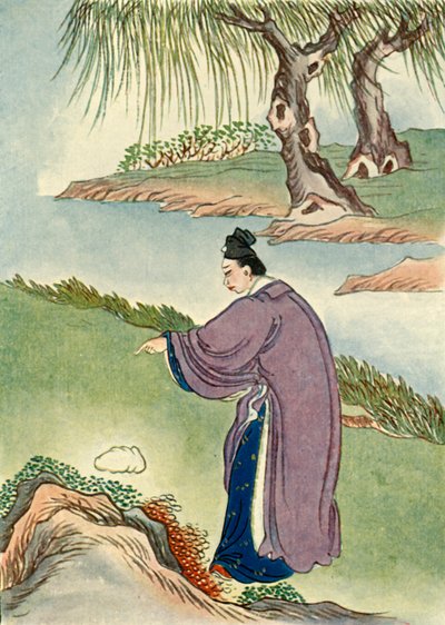 "Chia Tzu-Lung löytää kiven", 1922. tekijältä Unbekannt