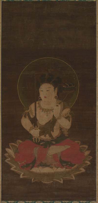 Chigo Monju: Manjusri lapsena, 1400-luvun alku. tekijältä Unbekannt