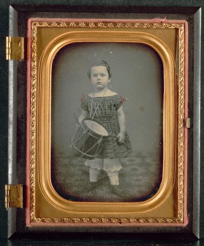 Lapsi rummun kanssa, 1850-luku. tekijältä Unbekannt