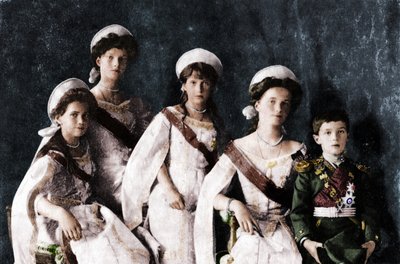 Venäjän tsaari Nikolai II:n lapset, 1910. tekijältä Unbekannt