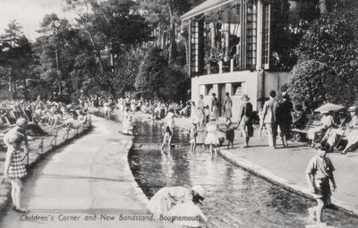 Childrens Corner ja New Bandstand, Bournemouth, Dorset, 1920-luku tekijältä Unbekannt