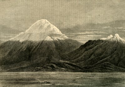 Chimborazo ja Carihuairzao, Riobamban suunnasta, 1881. tekijältä Unbekannt
