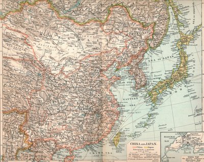 Kiina ja Japani, c1903, 1904 tekijältä Unbekannt