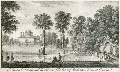 Chiswick House, Hounslow, Lontoo, 1750 tekijältä Unbekannt