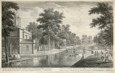 Chiswick House, Hounslow, Lontoo, 1750 tekijältä Unbekannt
