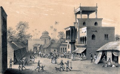 Chittapore Road, Kalkutta, 1847 tekijältä Unbekannt