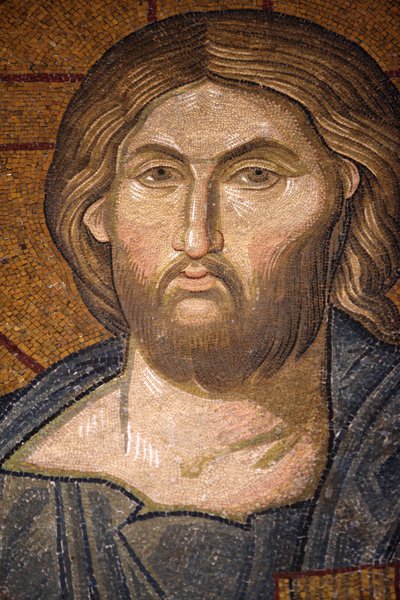 Choran kirkkomuseo: Jesus Pantocrator mosaiikki Istanbul Turkki tekijältä Unbekannt