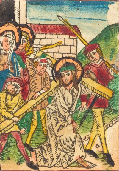 Kristus kantaa ristiä, n. 14701480. tekijältä Unbekannt