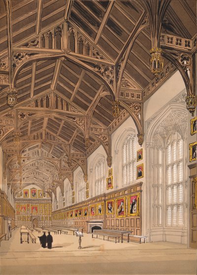 Christ Church Hall Oxford, 1845 tekijältä Unbekannt