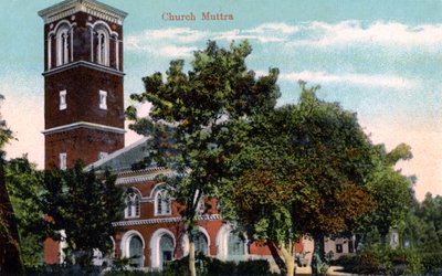 Christ Church, Muttra, Intia, 1900-luku tekijältä Unbekannt