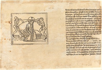 orjantappuroilla kruunattu Kristus, 1477. tekijältä Unbekannt