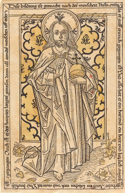 Kristus ennen Salvatorea, n. 1470. tekijältä Unbekannt
