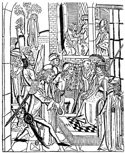 Kristus Pilatuksen edessä, 1488 1964 tekijältä Unbekannt