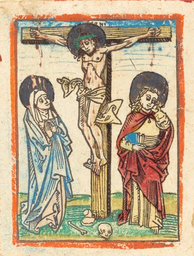 Kristus ristillä, 14801490. tekijältä Unbekannt