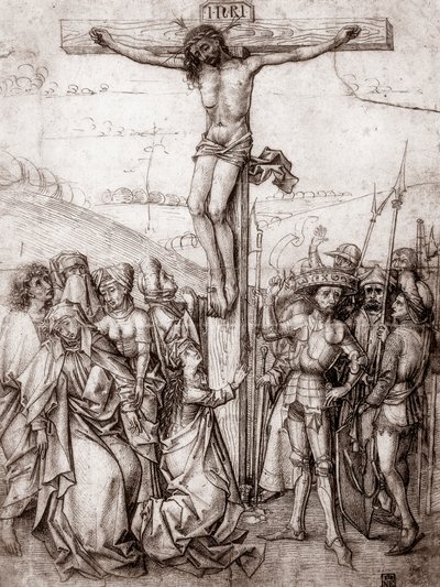 Kristus ristillä, 1480 tekijältä Unbekannt
