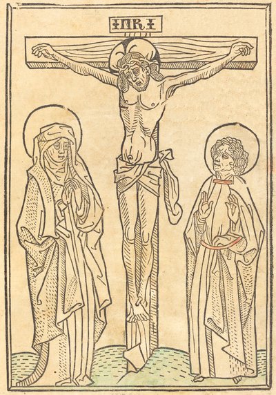Kristus ristillä, n. 1483. tekijältä Unbekannt