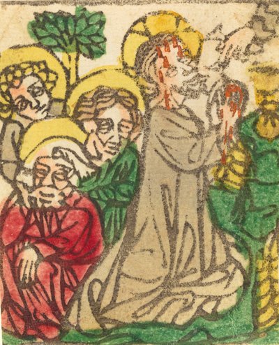 Kristus Öljymäellä, n. 14251450. tekijältä Unbekannt