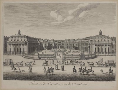 Versaillesin palatsi vuosina 1682, 1682. tekijältä Unbekannt