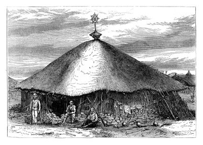 Magdalan kirkko, Theodoresin hauta, Etiopia, 1868 1800-luvun loppu tekijältä Unbekannt