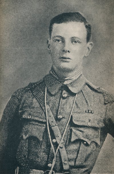 Churchill etsintäkuulutettu, 1899, 1945. tekijältä Unbekannt