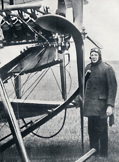 Churchill kiinnostui lentokoneista ja näki suurimmat mahdollisuudet, 1914, 1945 tekijältä Unbekannt