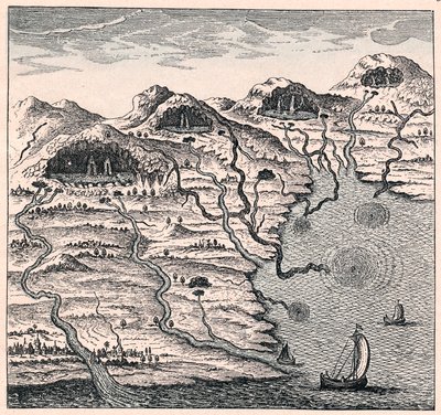 Veden kierto meren ja vuorten välillä, 1665 tekijältä Unbekannt