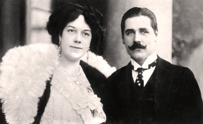 Clara Ellen Butt 1872-1936 ja Kennerley Rumford 1870-1957, englantilaiset laulajat, 1906 tekijältä Unbekannt