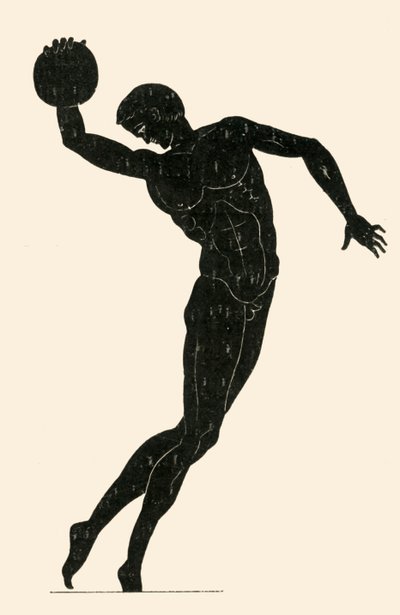Klassinen kiekonheitto, 1908. tekijältä Unbekannt