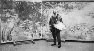Claude Monet, ranskalainen impressionistinen taidemaalari, 1923 tekijältä Unbekannt