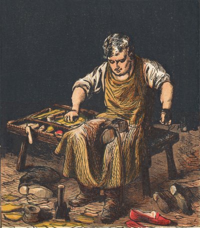 Suutarin korjaussaappaat, 1867. tekijältä Unbekannt