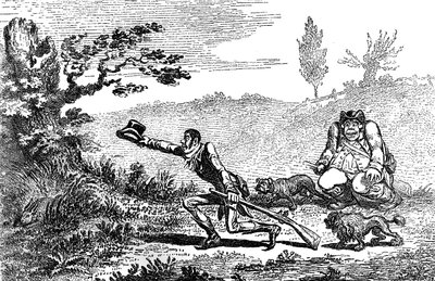 Cockney-urheilijat löytävät jäniksen, 1800 tekijältä Unbekannt