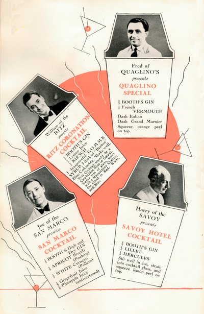 Cocktailreseptejä, 1935 1935. tekijältä Unbekannt