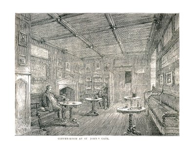 Kahvihuone St. Johns Gatessa, 1878 tekijältä Unbekannt