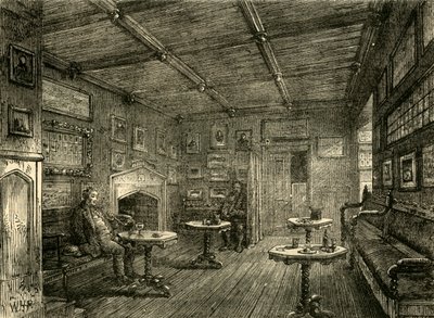 Kahvihuone St. Johns Gatessa, c1872. tekijältä Unbekannt