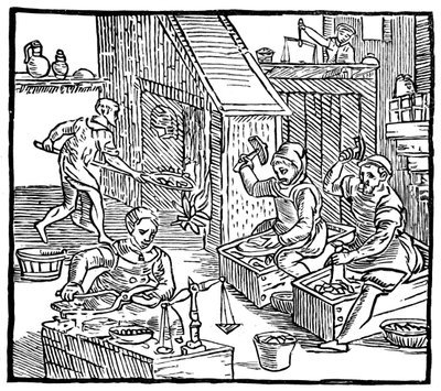 Kolikkokoneet työssä, 1577, 1893 tekijältä Unbekannt