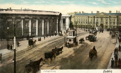 College Green - Dublin, 1800-luvun loppu - 1900-luvun alku. tekijältä Unbekannt