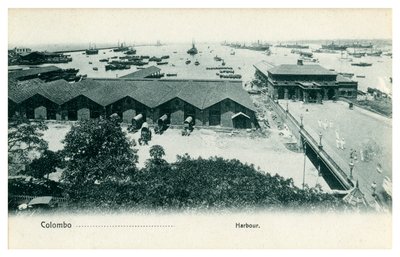 Colombon satama, Ceylon, 1900-luvun alku tekijältä Unbekannt