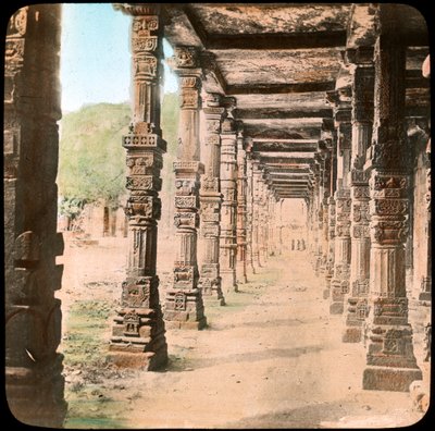 Colonnade, Delhi, Intia, 1800-luvun loppu tai 1900-luvun alku tekijältä Unbekannt